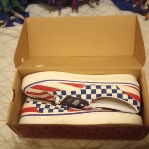 VANs Shoes American Flag Mens size 10.5
